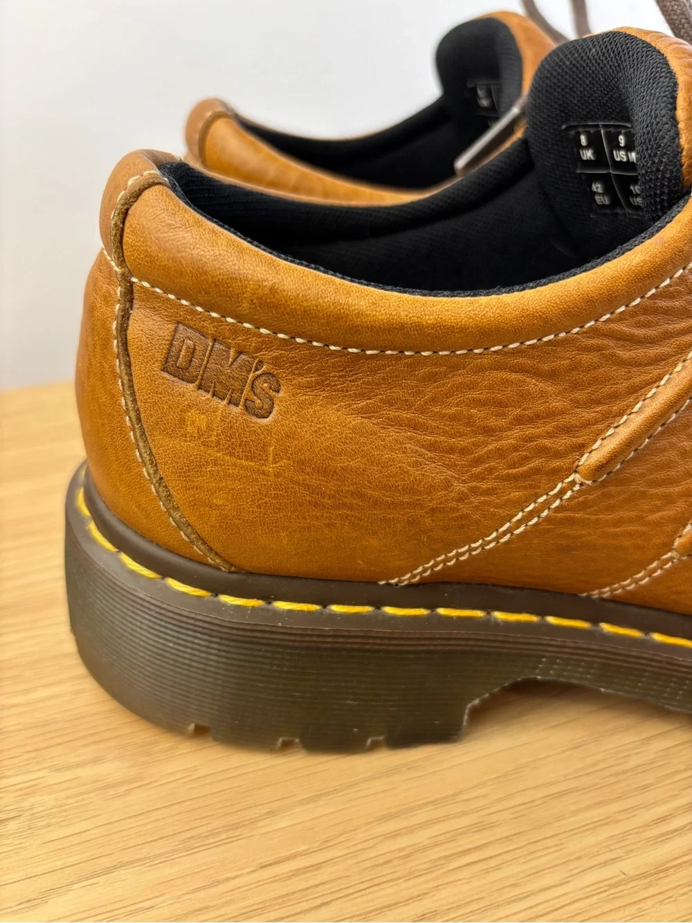 Y2K Vintage Light Brown Chunky Sole Dr. Martens Shoes Woman’s 10 Men’s 9